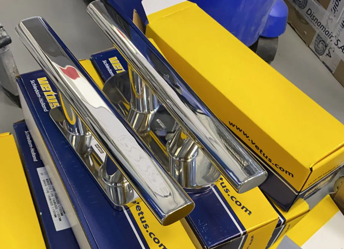 Vetus Taurus: Simple and reliable The new, shiny Vetus Taurus cleats.