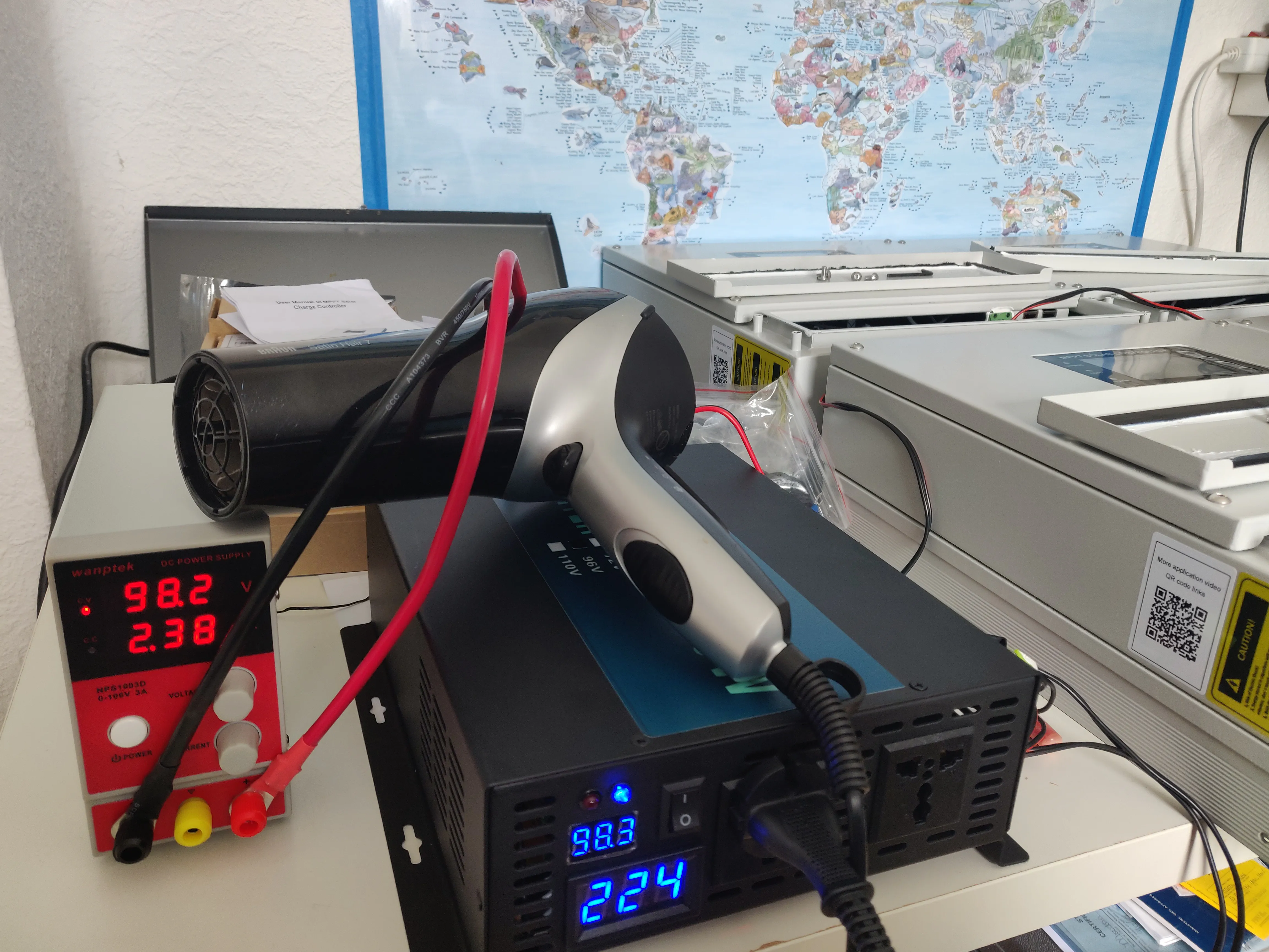 WZRELB Backup Inverter The smaller WZRELB 3.5kW backup inverter.