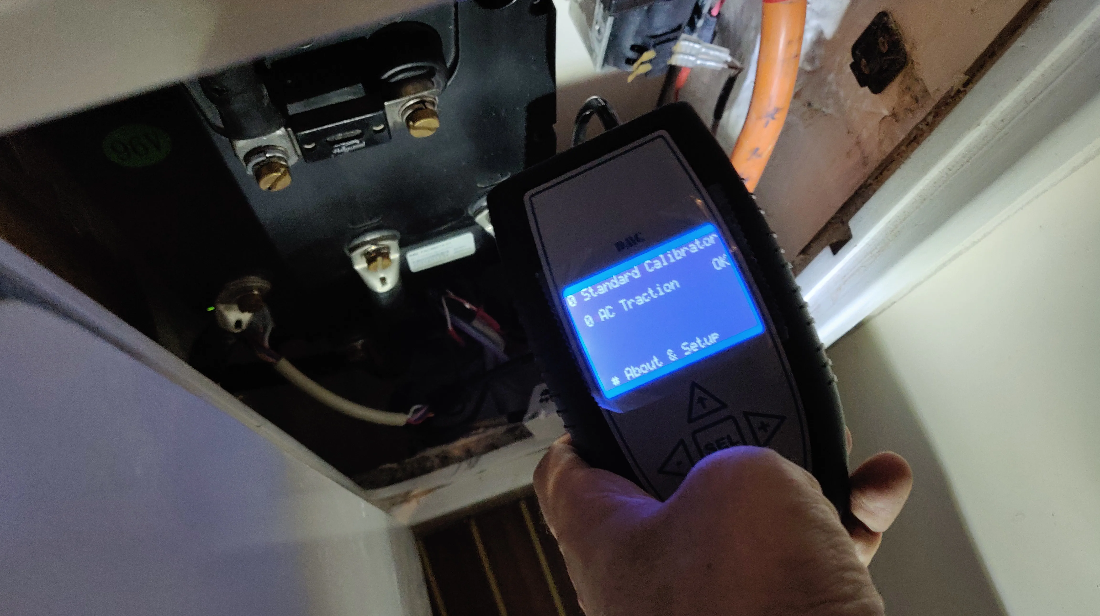 DMC Controller Configuration DMC calibrator handheld controller.