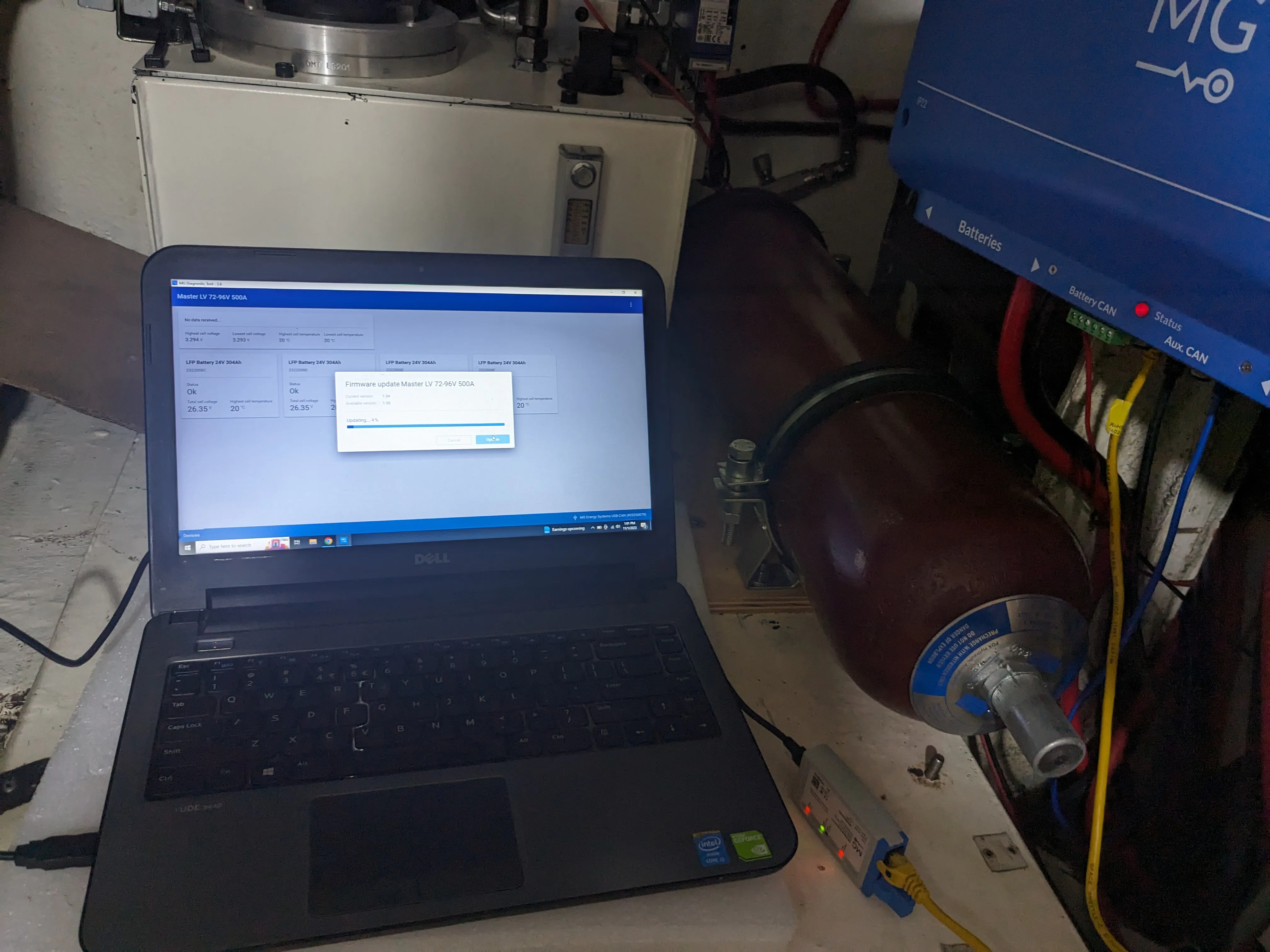 Starboard technical closet