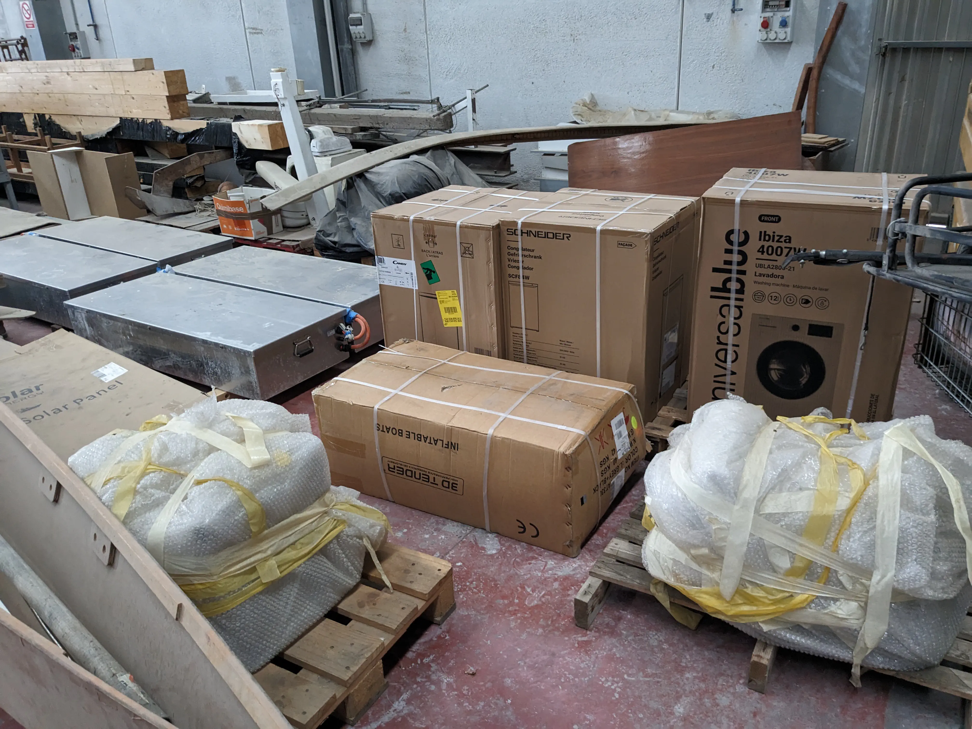 Appliances ready for install