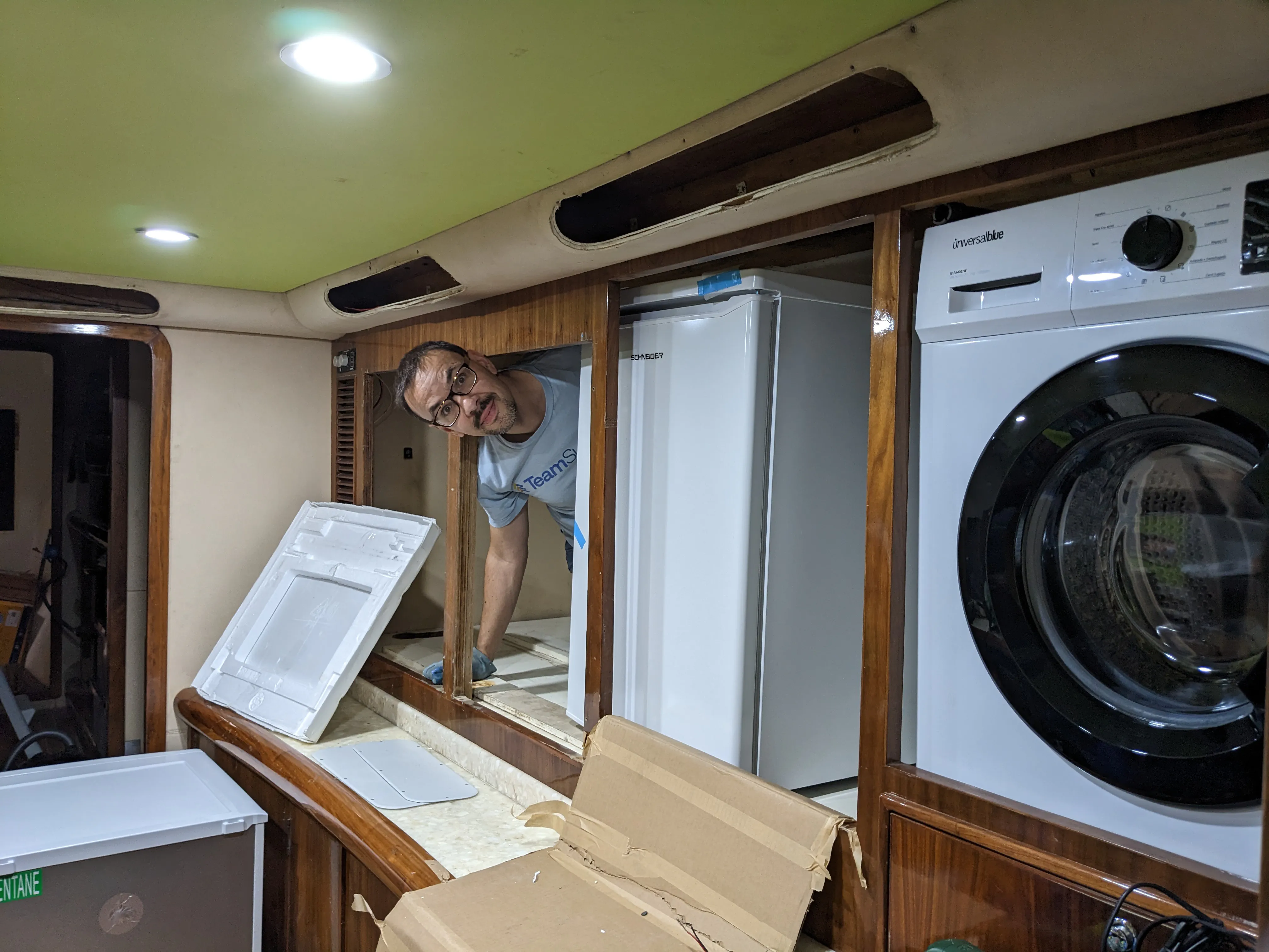 Freezer installation