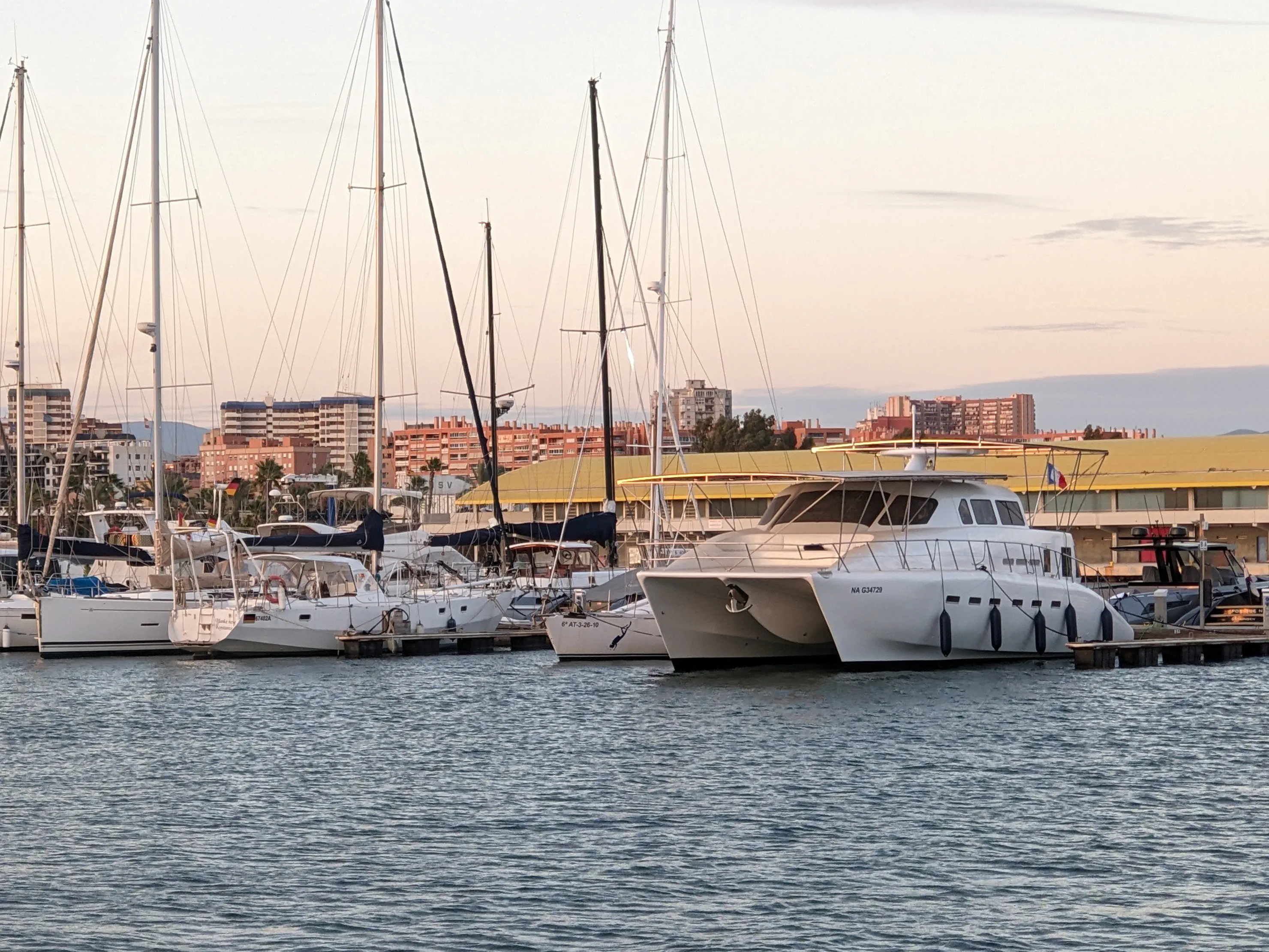 Escargot in its Berth Escargot moored in Varadero STA marina