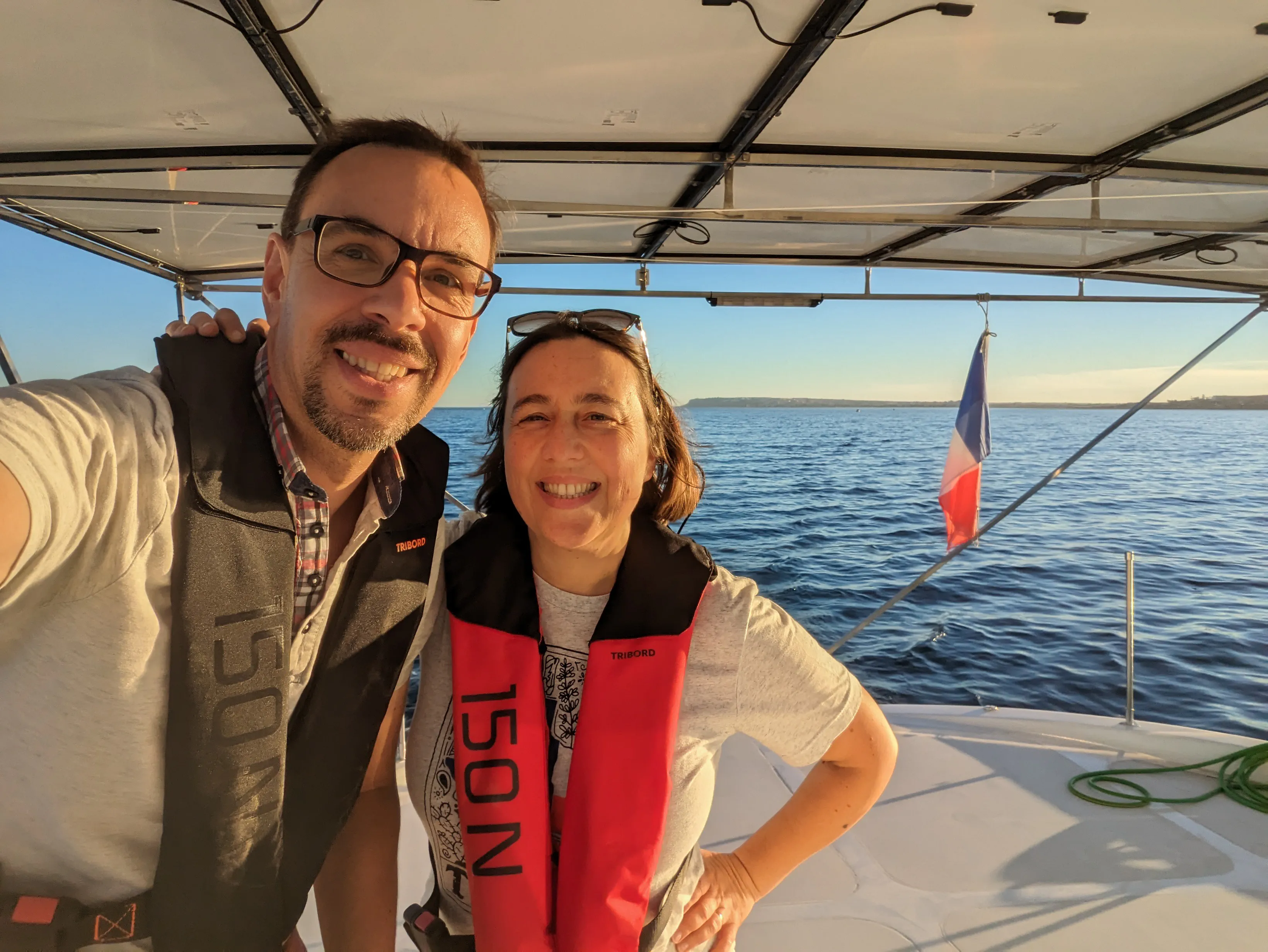 Selfie from the Aft Flybridge Selfie from the aft flybridge