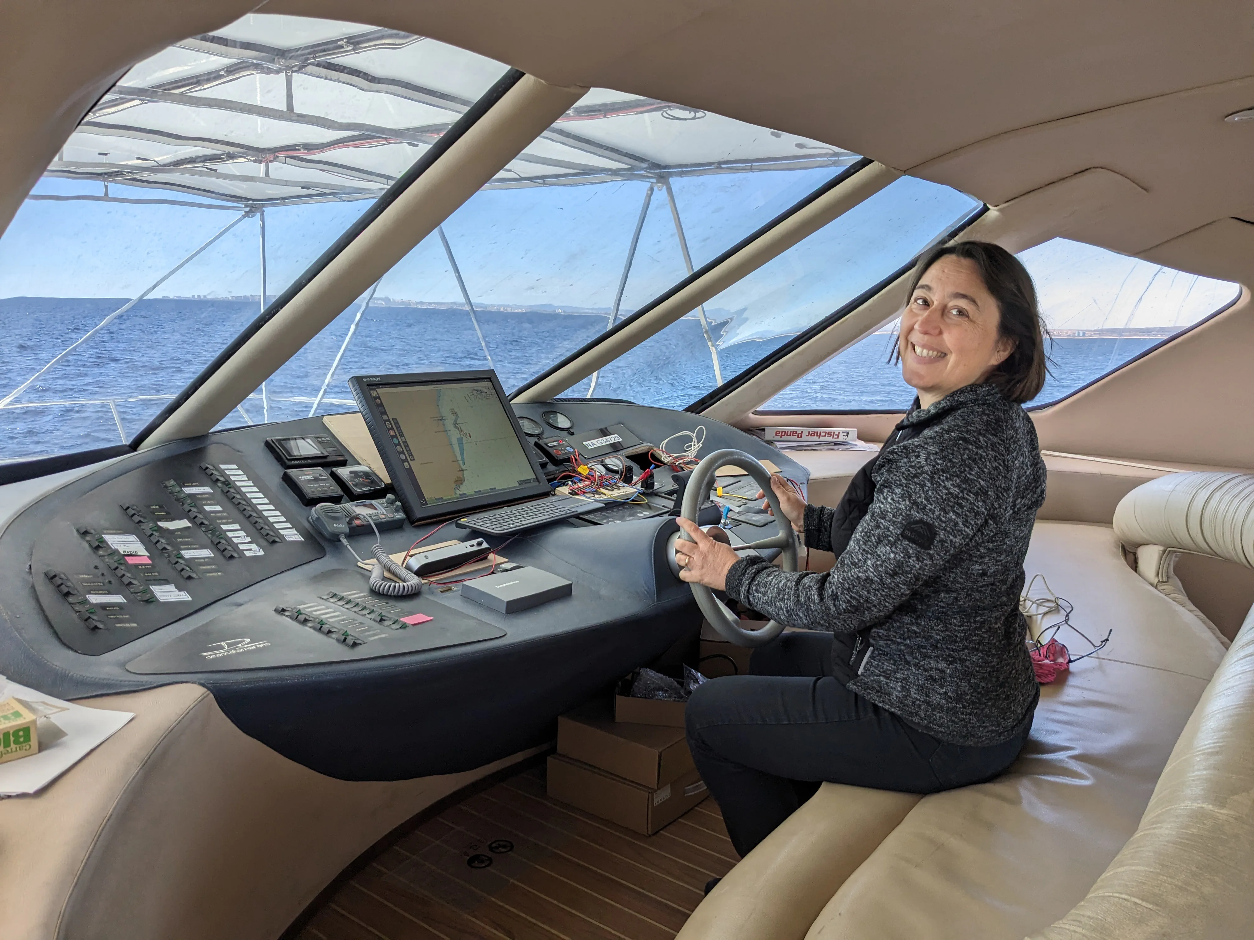 Forward Helm Navigation from the forward helm