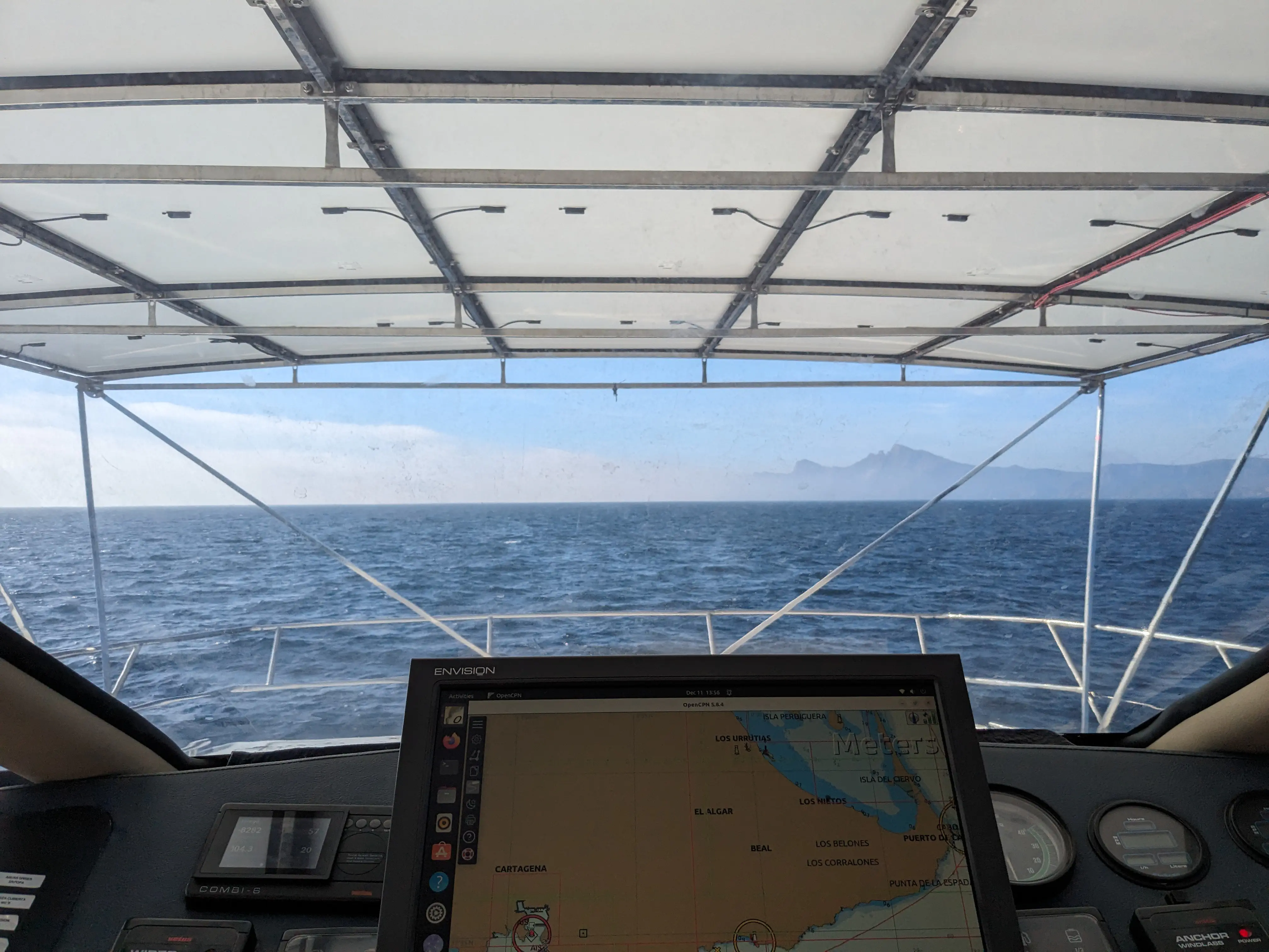 Brouillard à l'approche de Carthagène