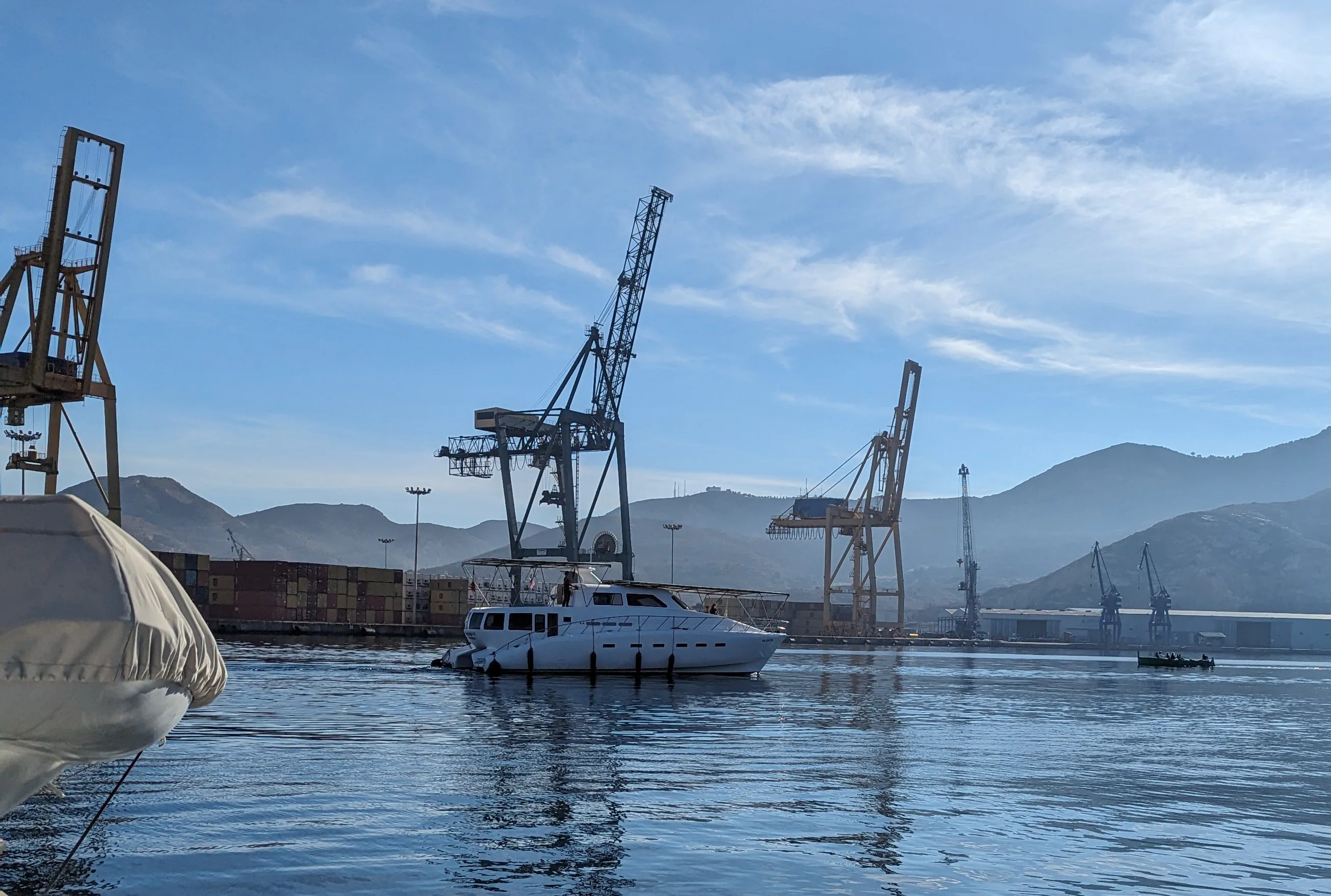 Escargot leaving Yacht Port Cartagena Escargot leaving Yacht Port Cartagena