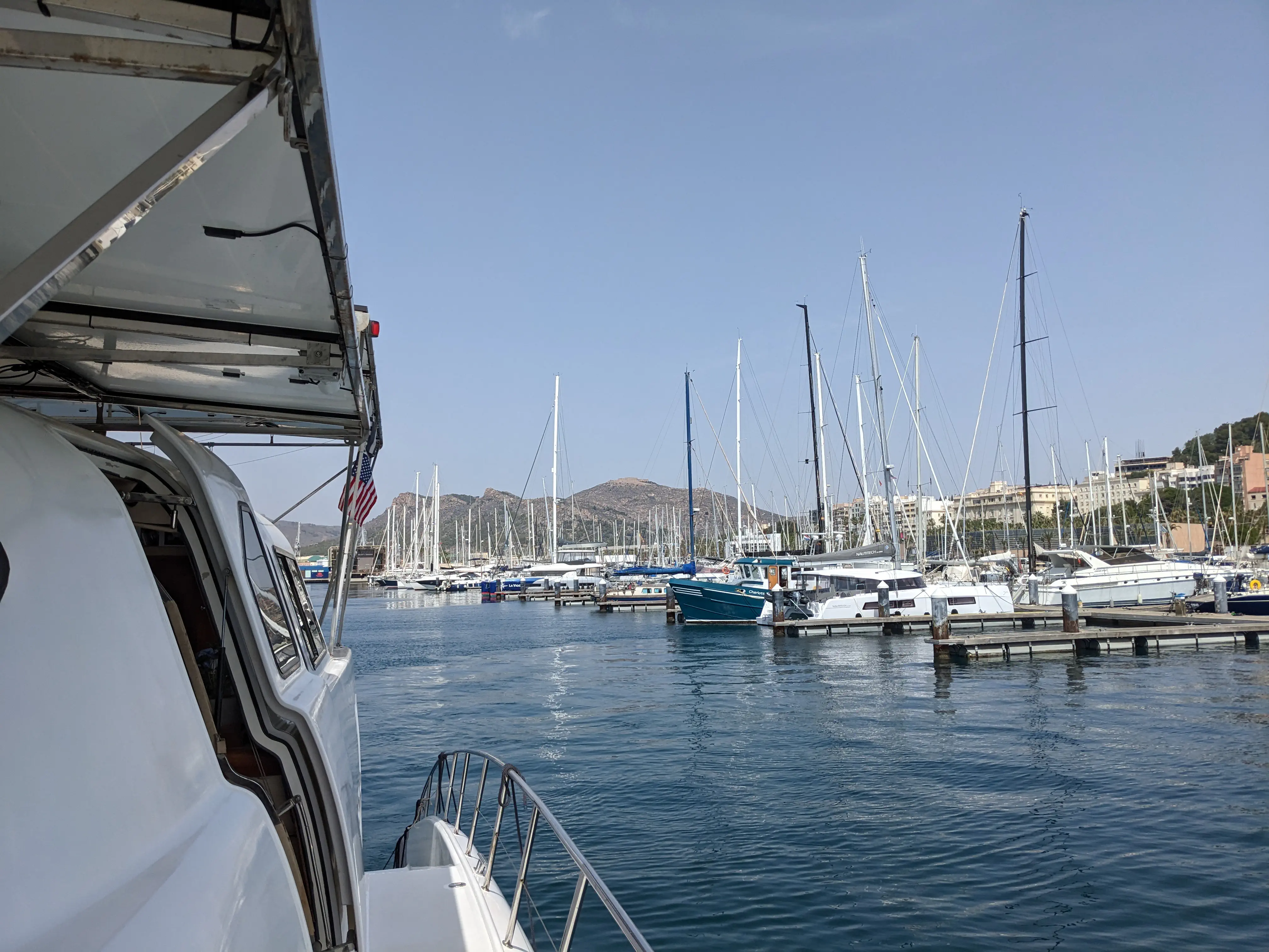 Départ du Yacht Port Cartagena