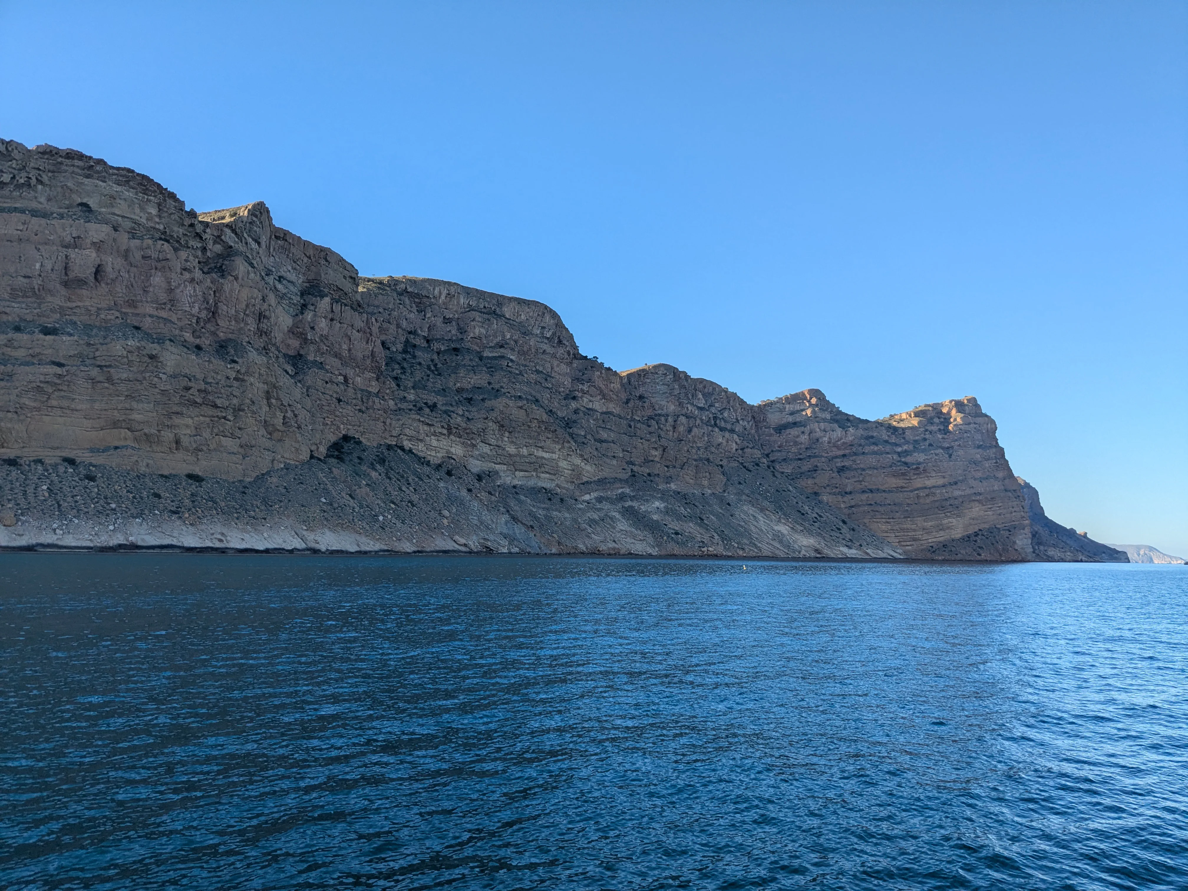 Sierra Helada Cliffs The massive rocky cliffs of Sierra Helada