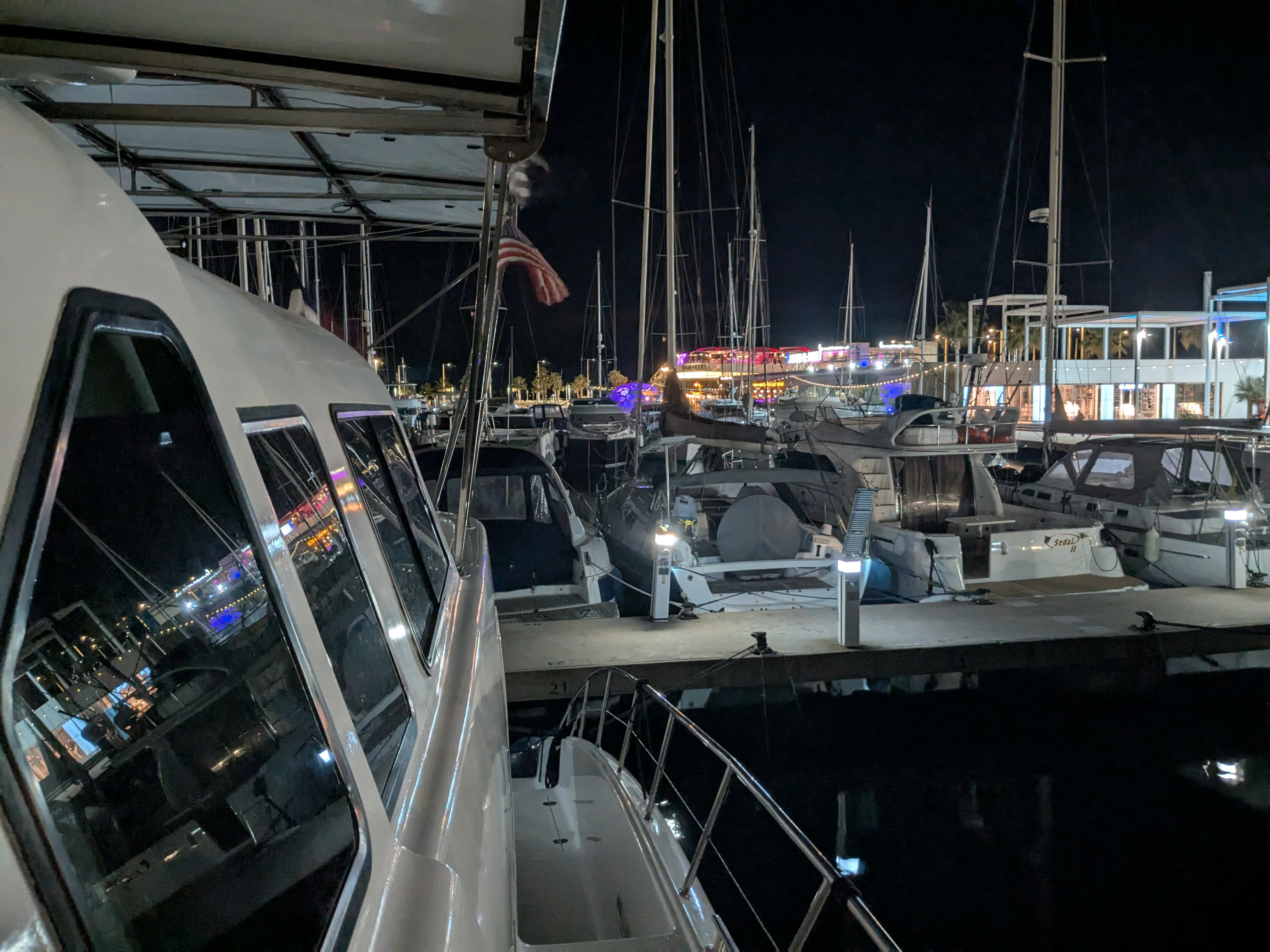 Denia Marina at Night The marina of Denia illuminated at night