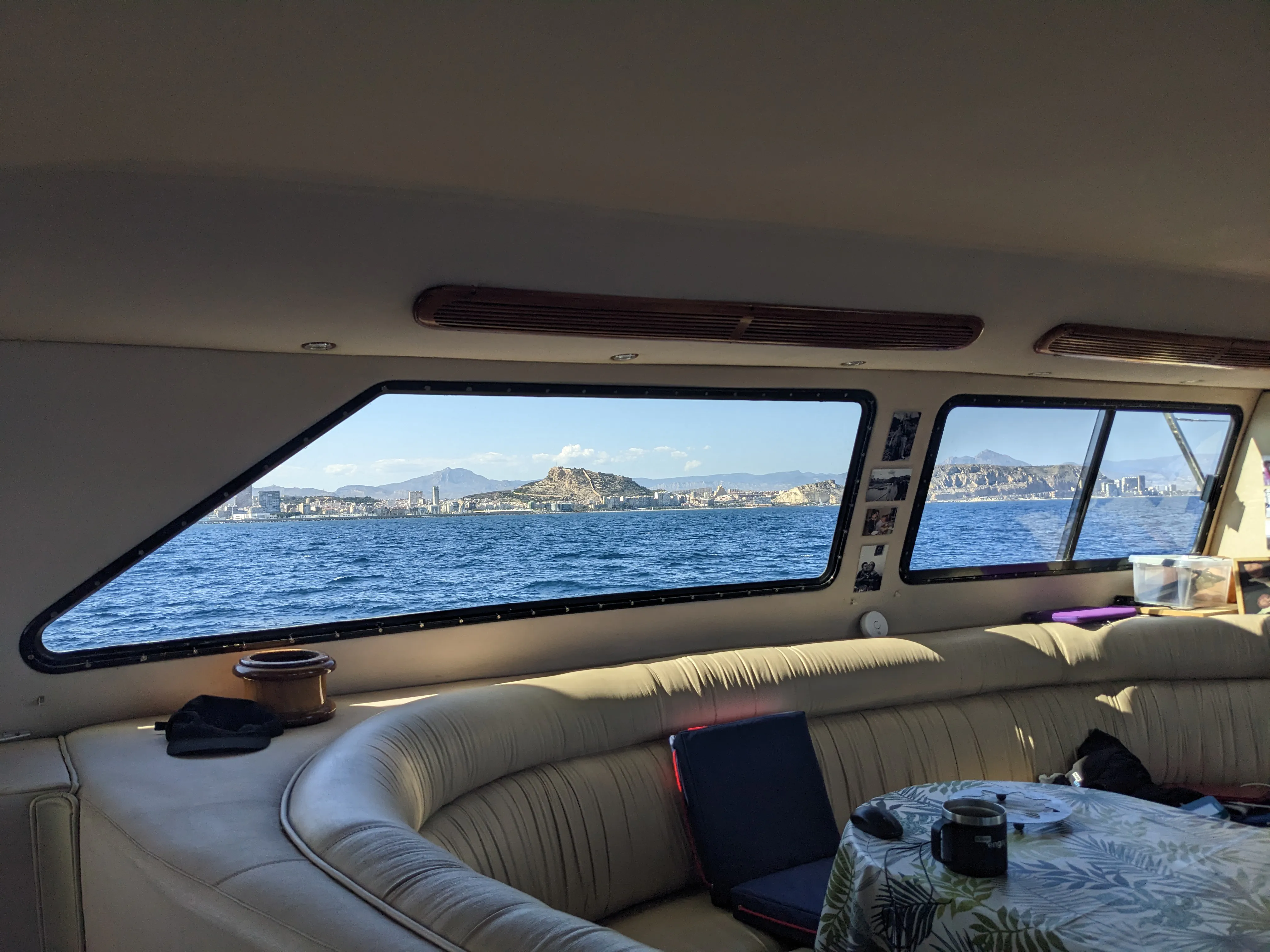 Passing Alicante The coastal landscape near Alicante