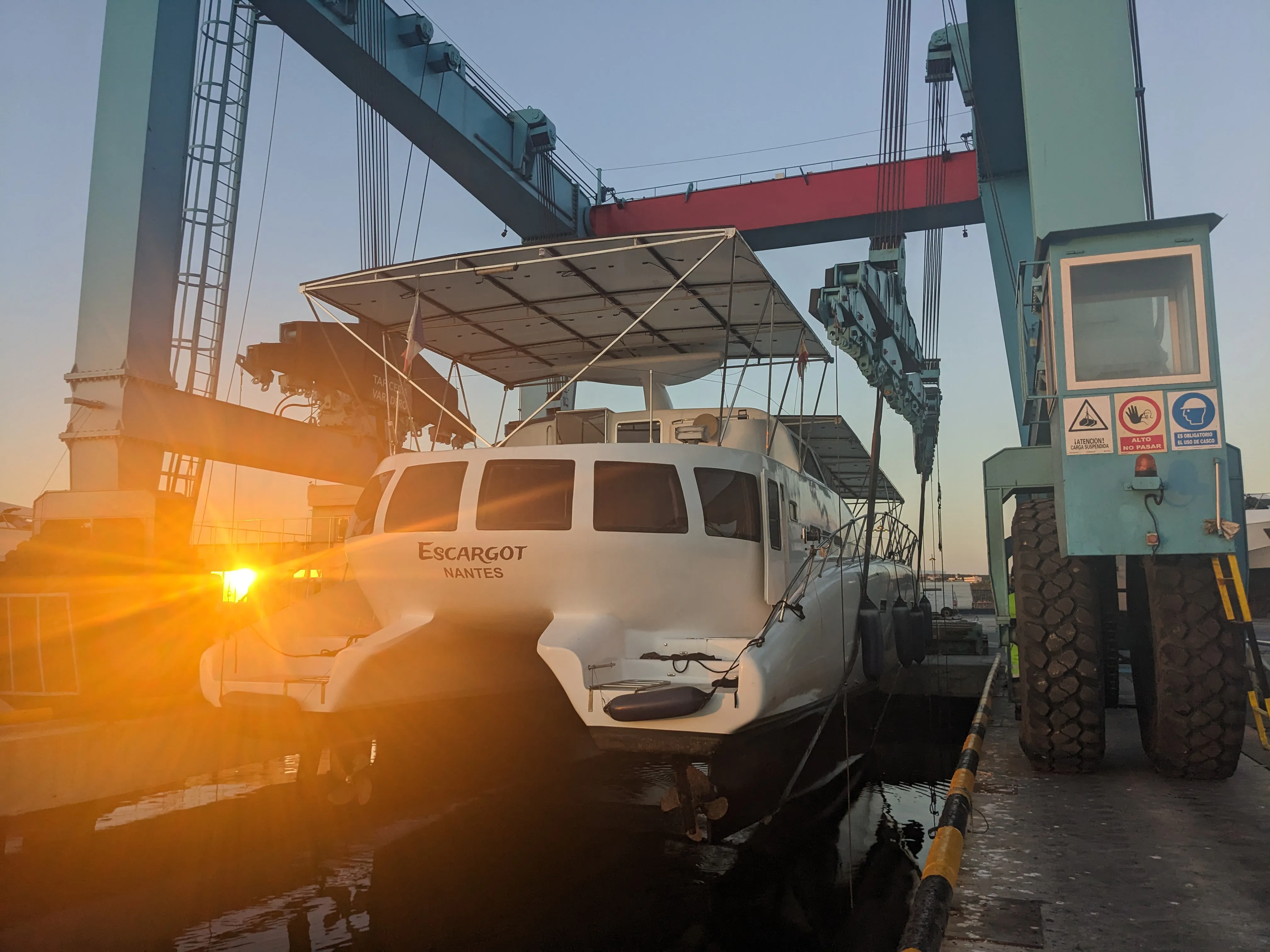 Mise au sec à Alicante