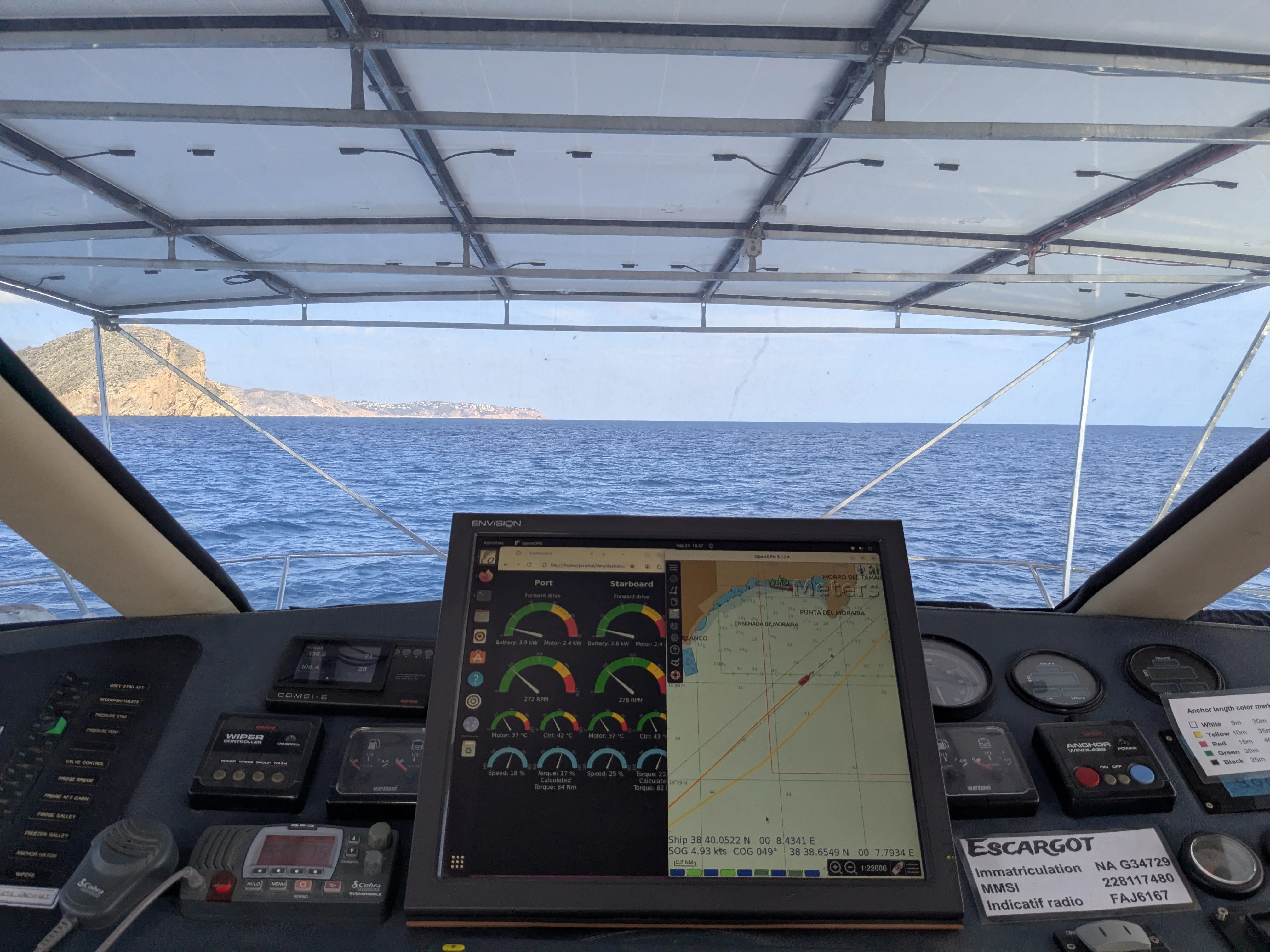 Passage au large de Moraira