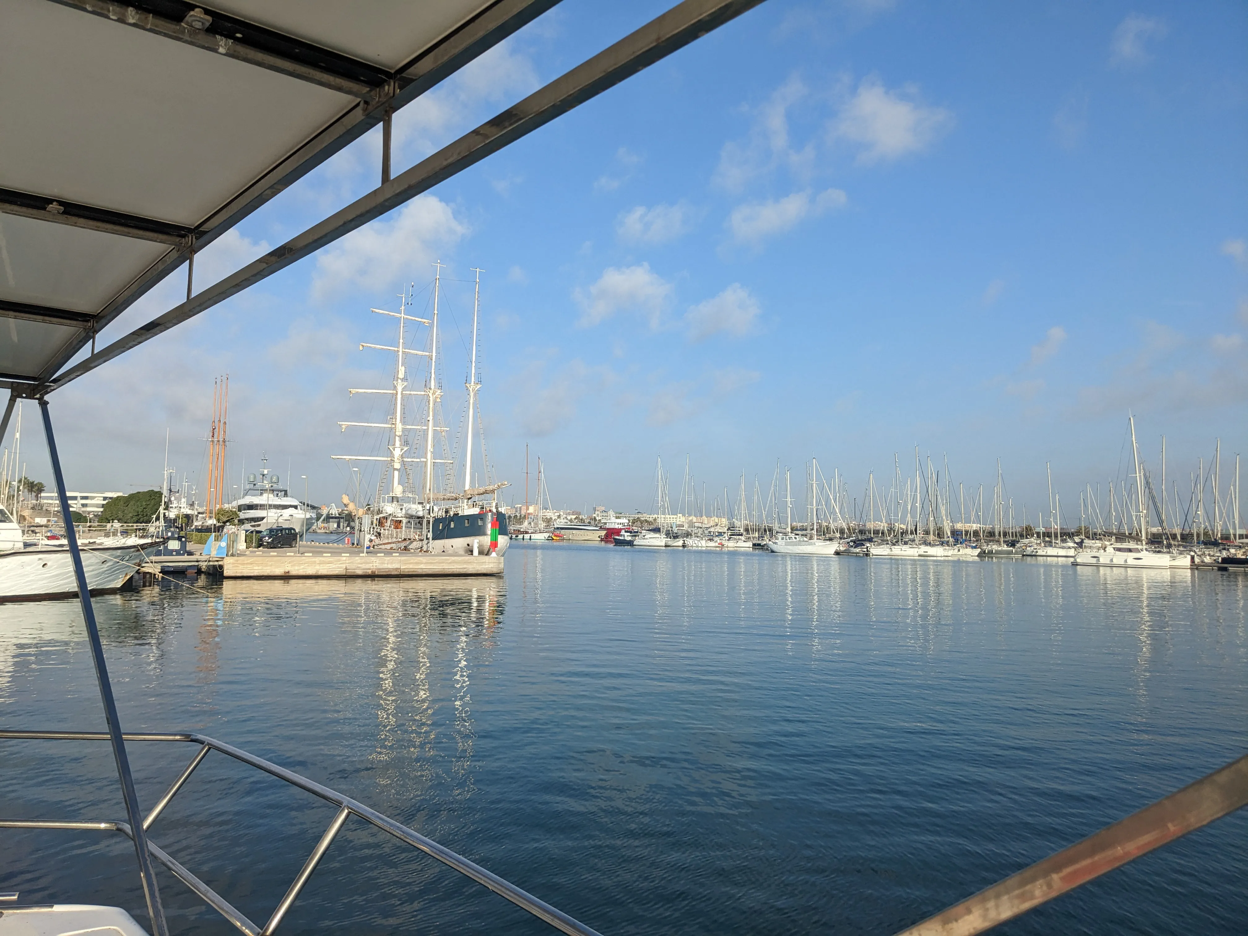 Départ de la Marina Port Valencia