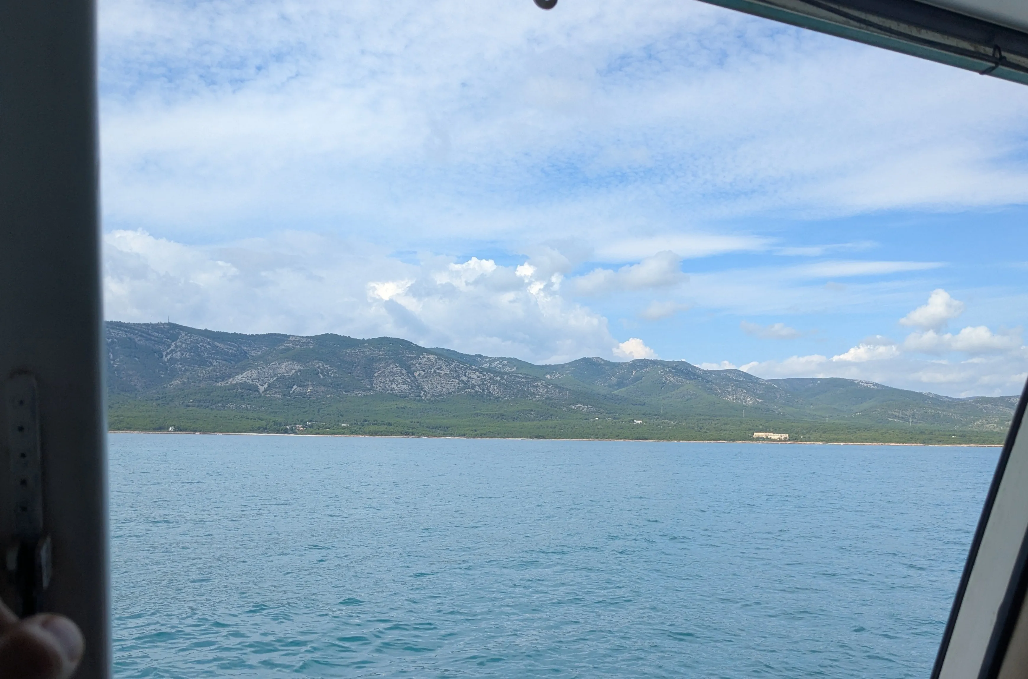 Végétation luxuriante sur la côte