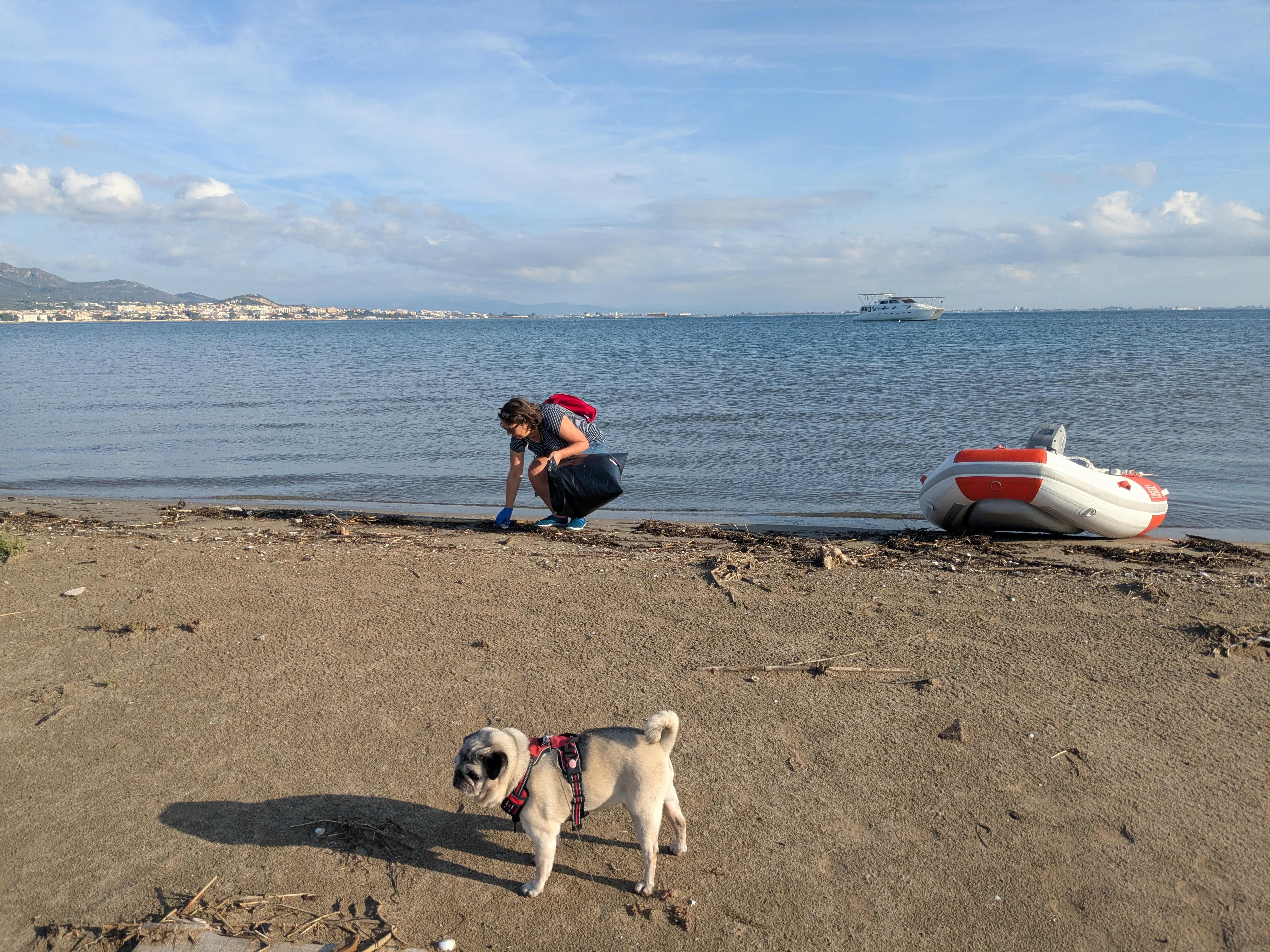 Ramassage de déchets à La Rapita