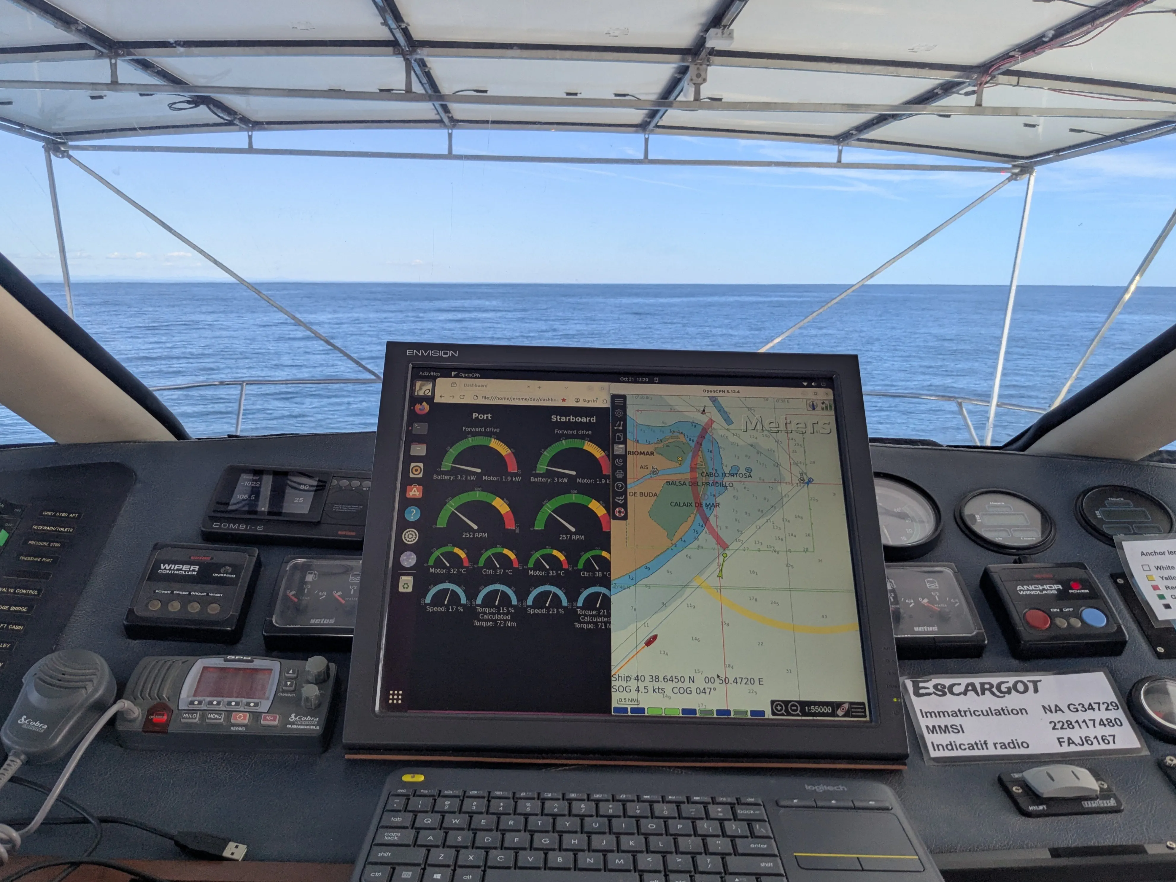 Arrivée au Cabo Tortosa