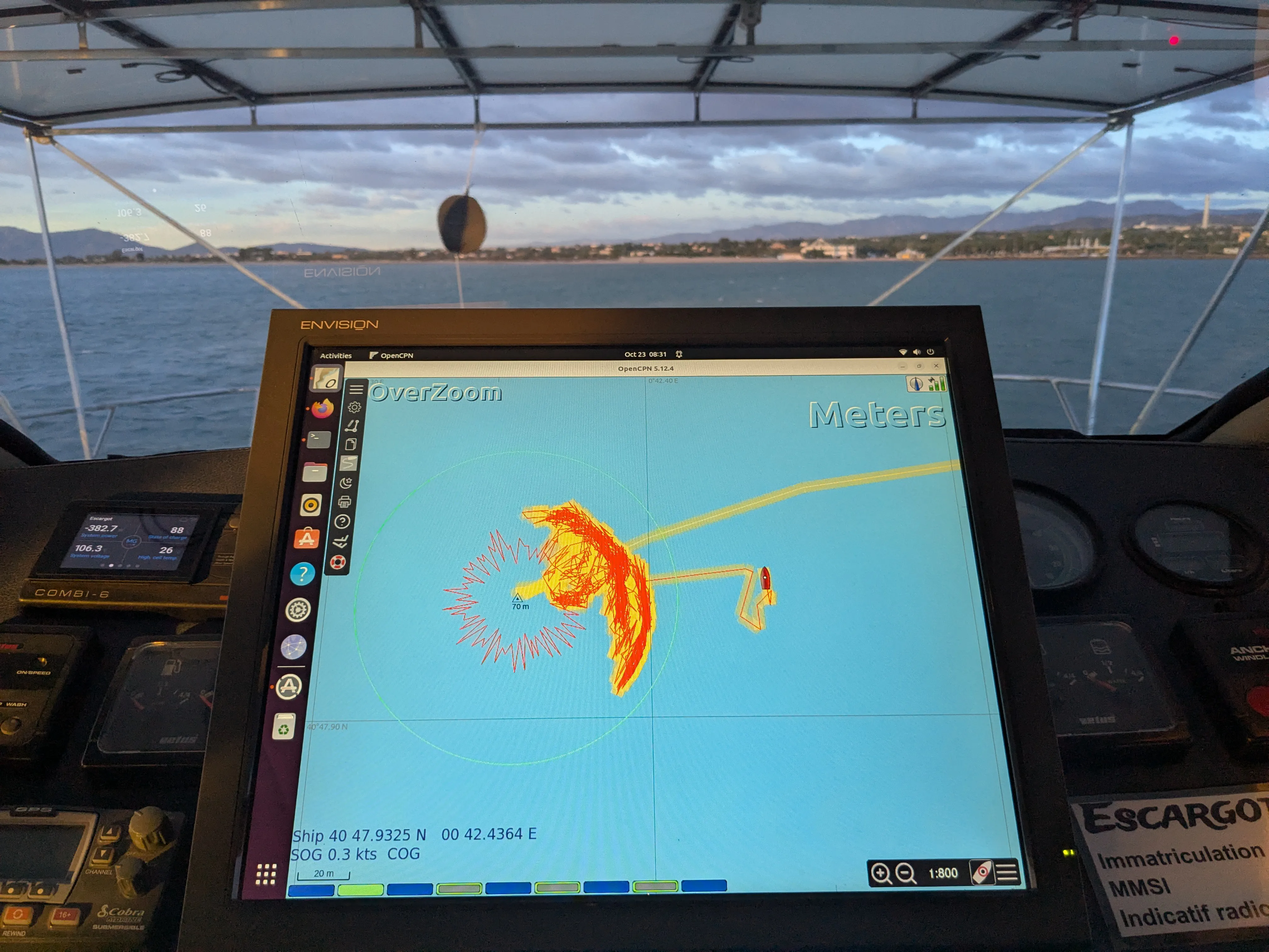 Alarme de mouillage - nous dérapons