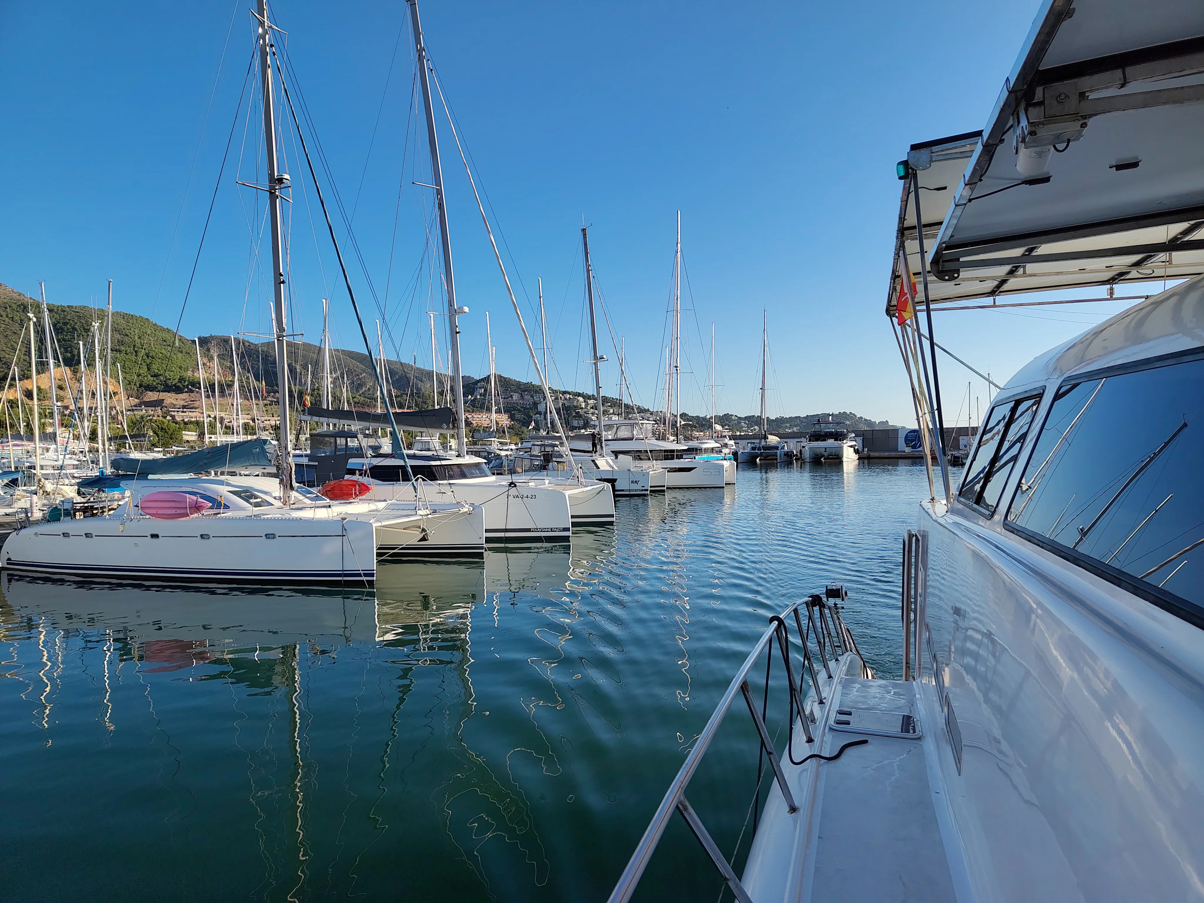 Départ de Port Ginesta