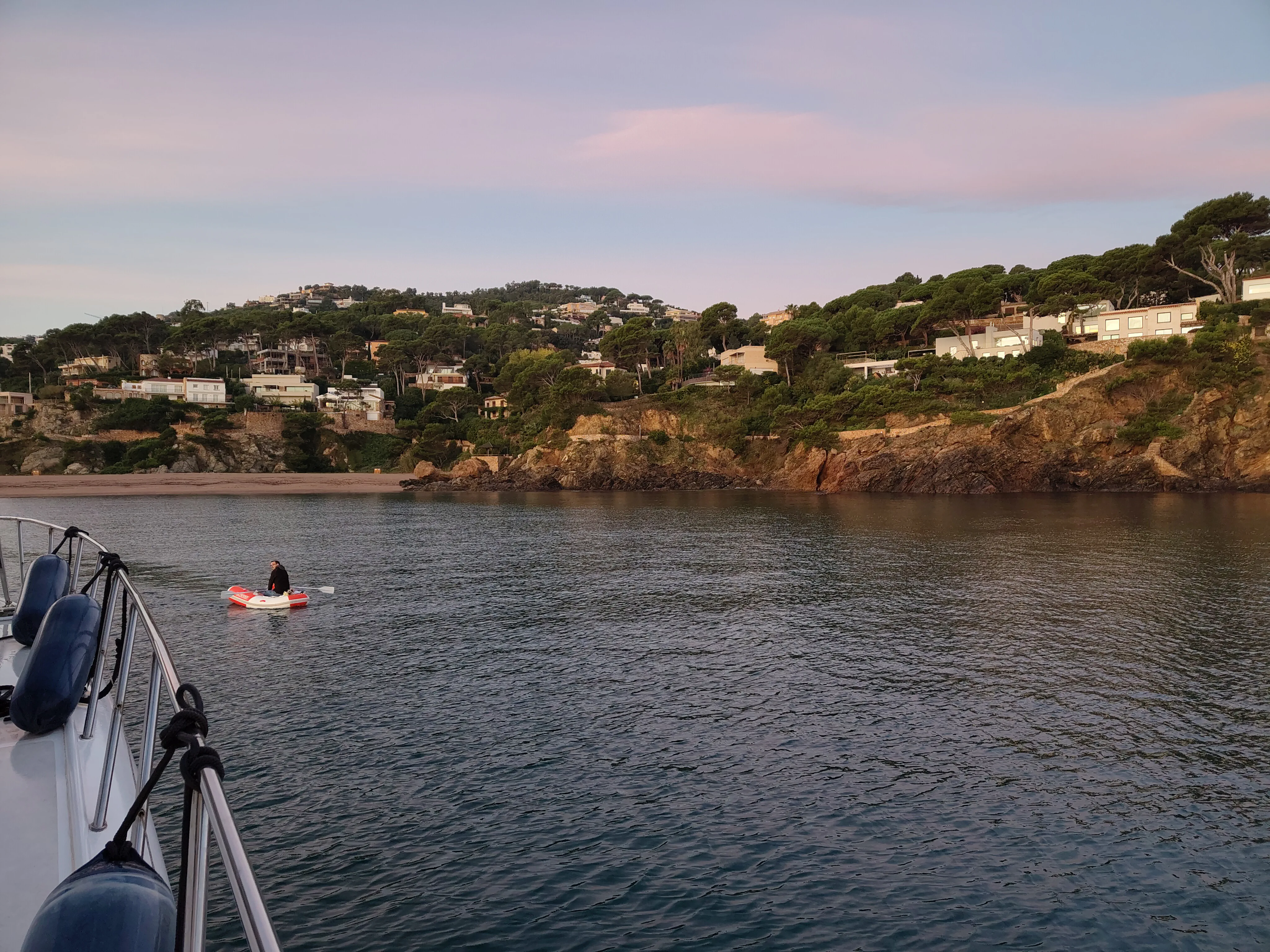 Balade en annexe au lever du soleil à Cala Sa Riera