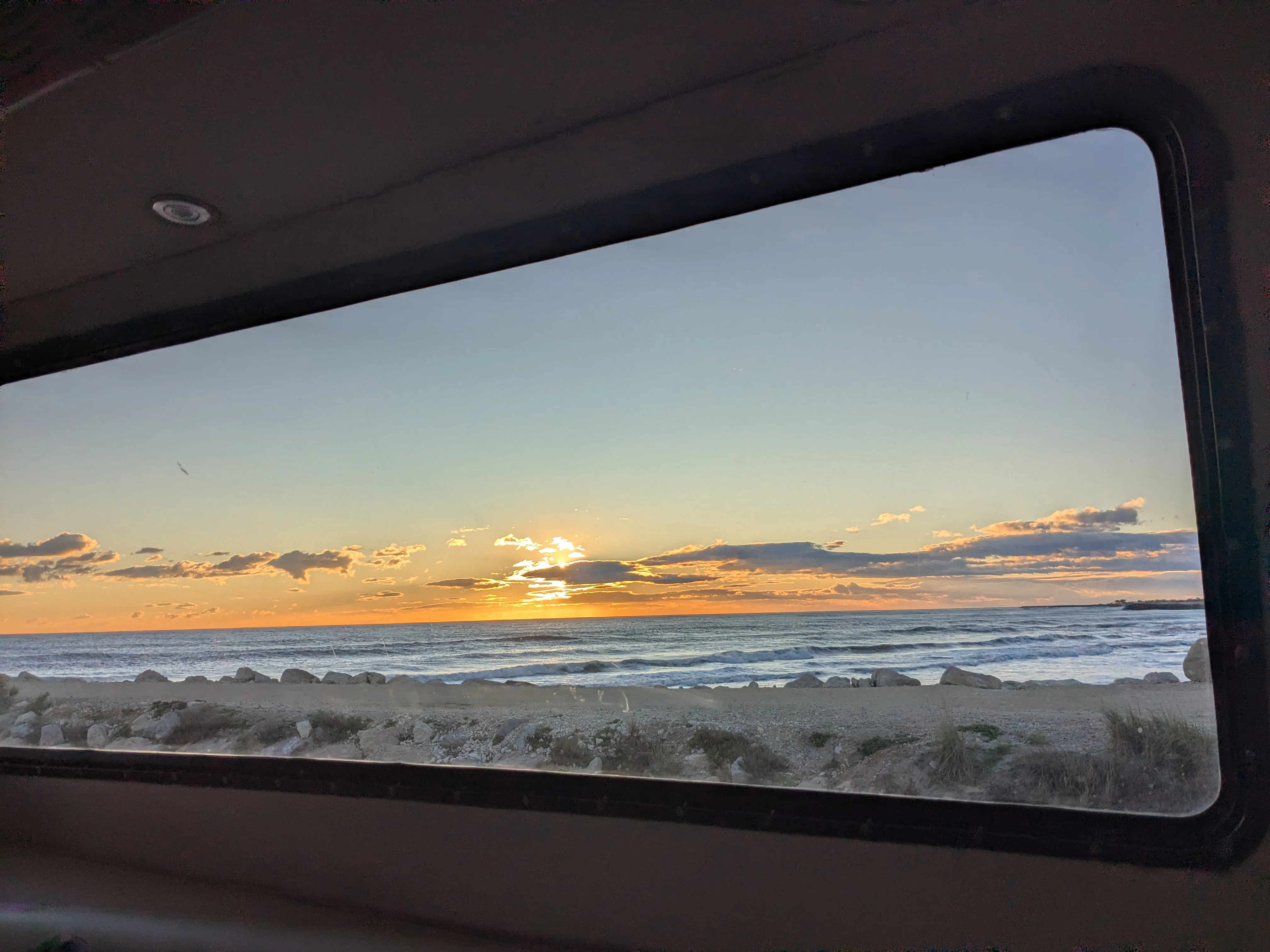 Coucher de soleil aux Saintes-Maries-de-la-Mer